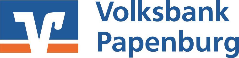 Logo Volksbank Papenburg NL Ostfriesische Volksbank eG 4c zweizeilig links pos 1